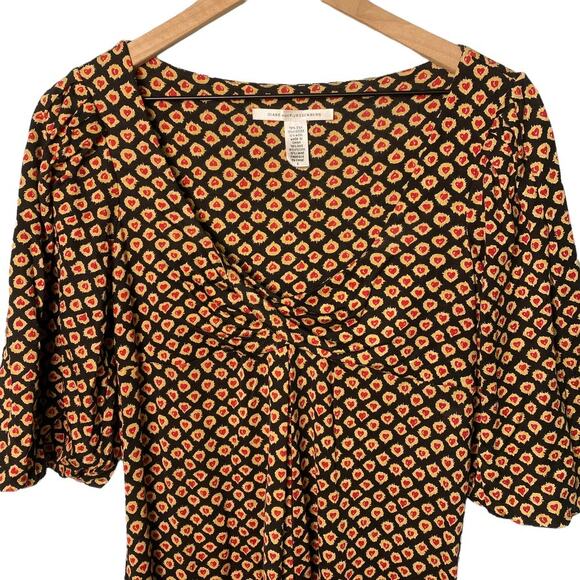 Diane Von Furstenberg Heart Design Laetitia Empire Waist Dress - Picture 3 of 7